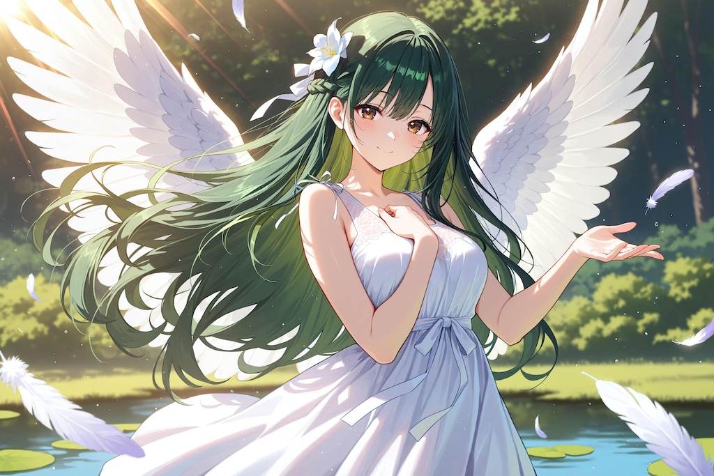 天使さん頑張ります