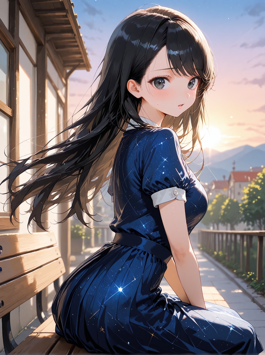 [12枚] 星空ドレス