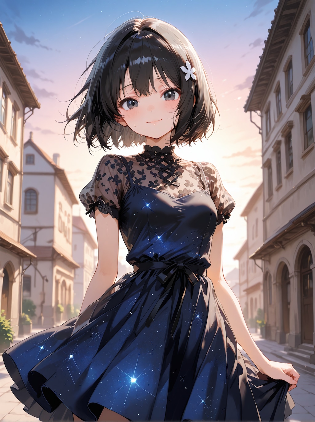 [12枚] 星空ドレス