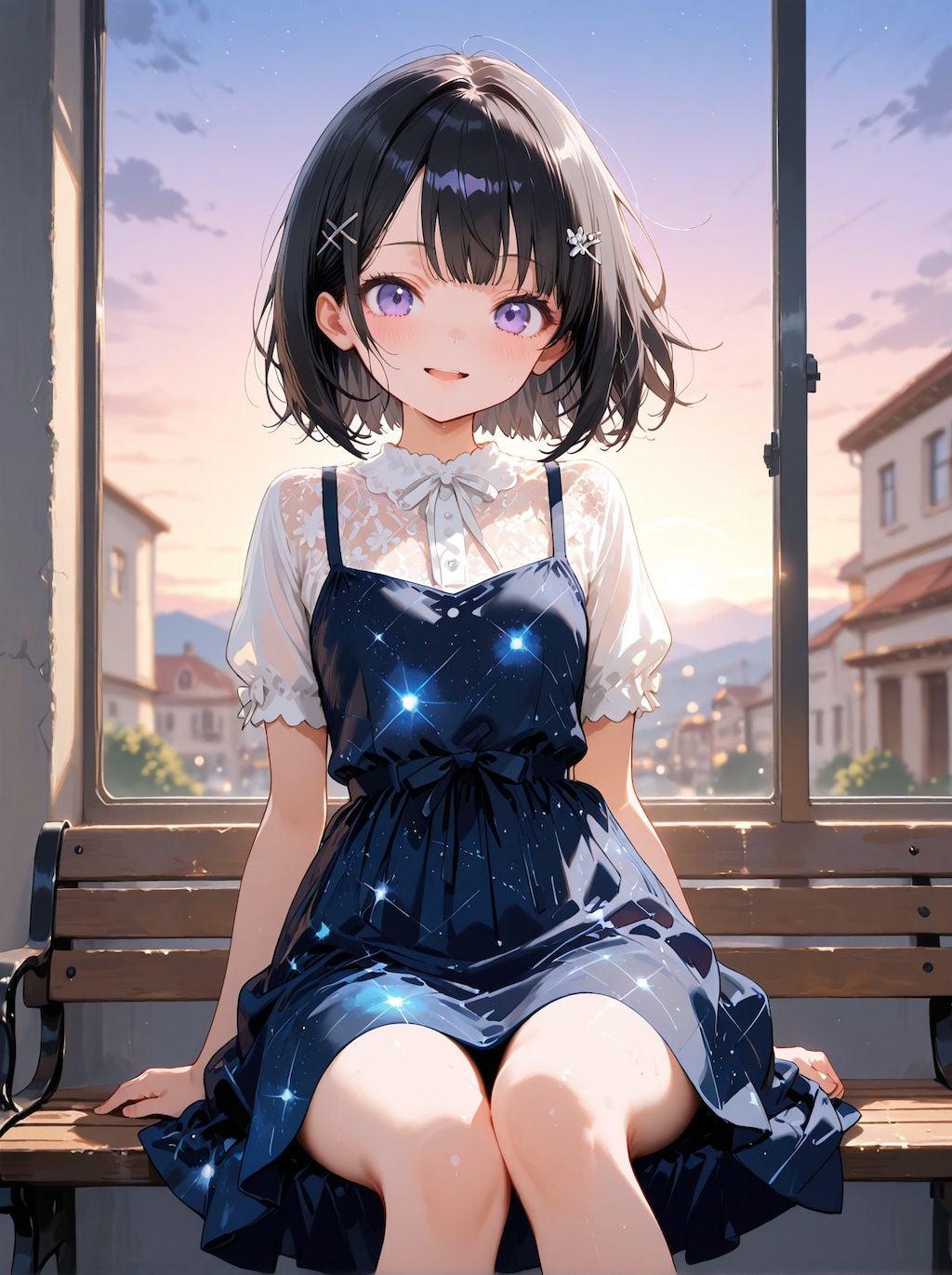 [12枚] 星空ドレス