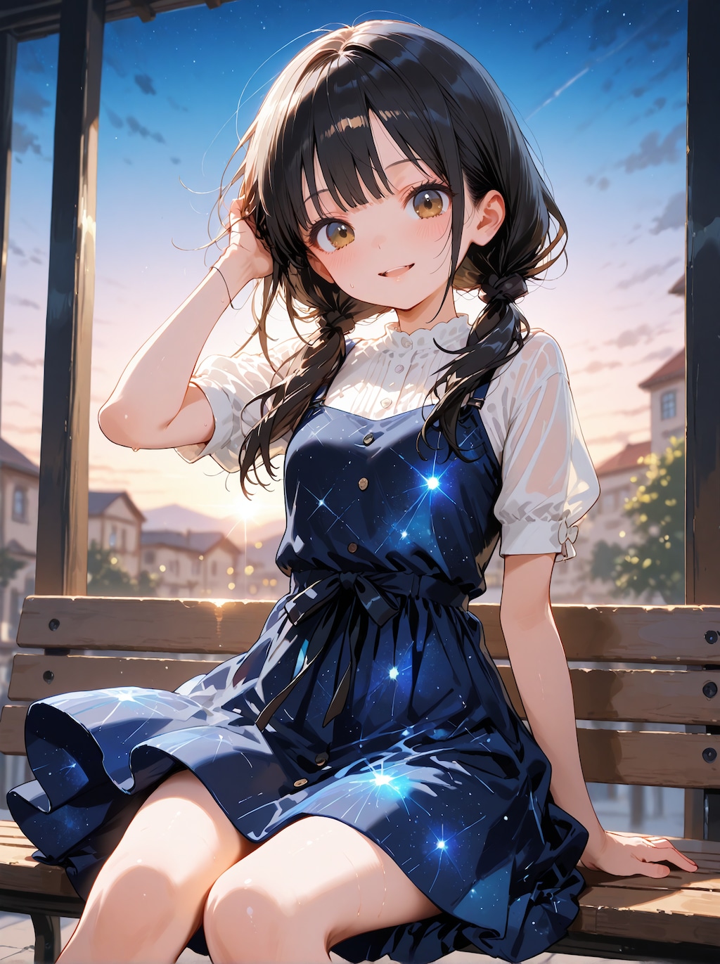 [12枚] 星空ドレス