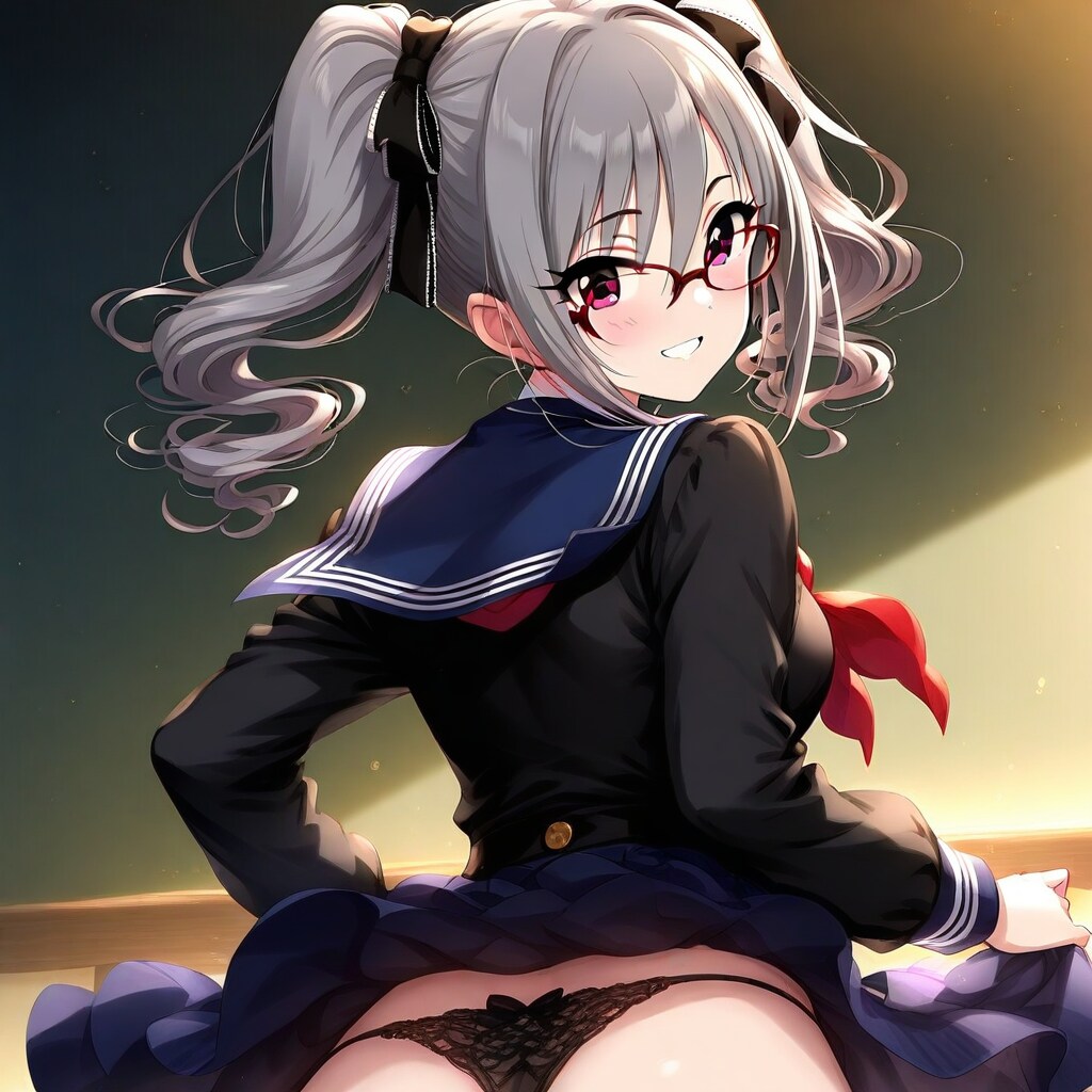紺色セーラ服 ＃31 WAVEが戻ってる・・・ヨシ！