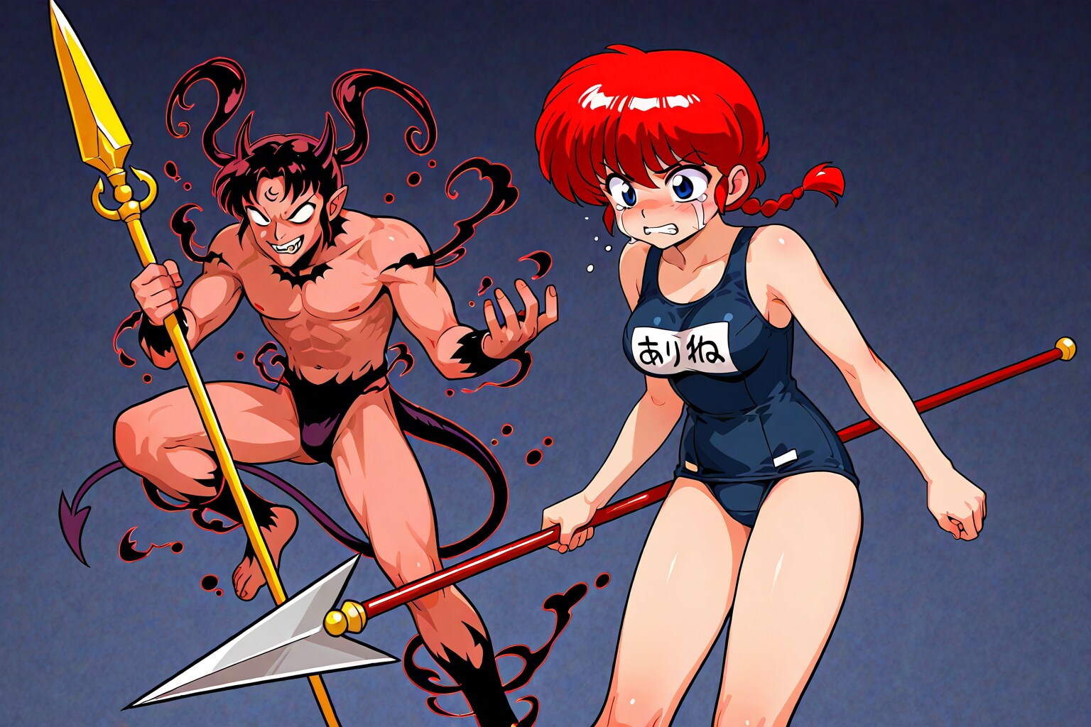 魔物と槍の修行！