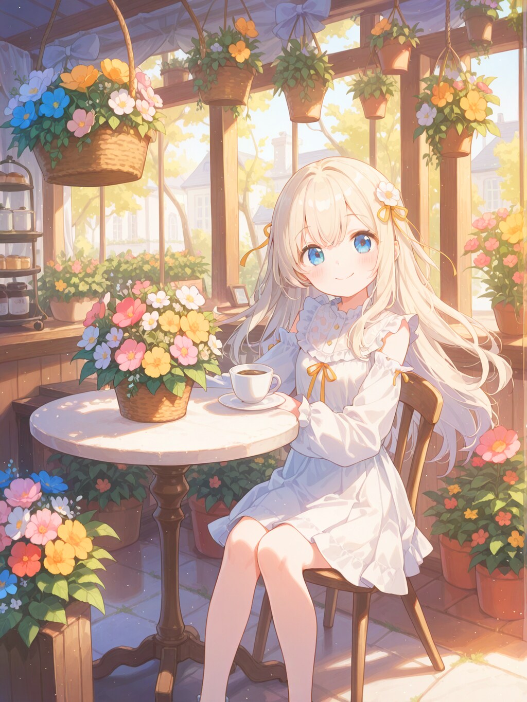 癒やしのフラワーカフェ