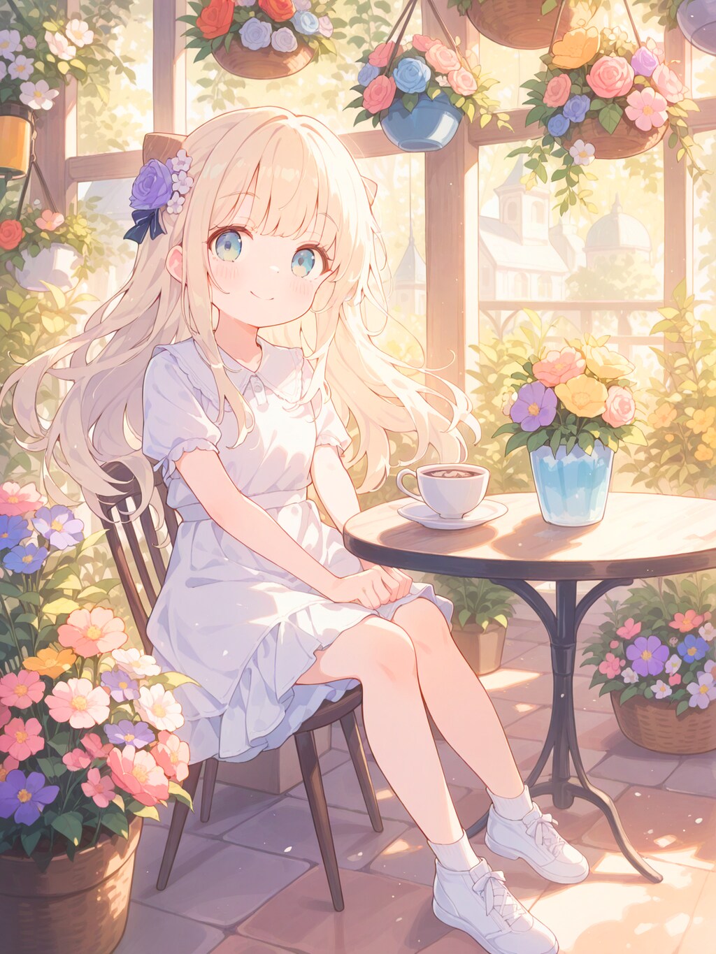 癒やしのフラワーカフェ