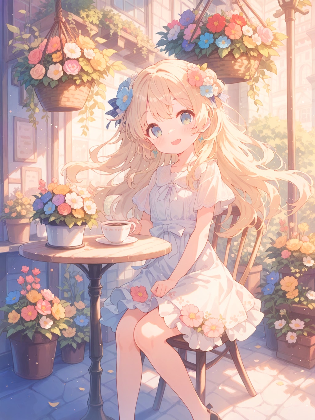 癒やしのフラワーカフェ