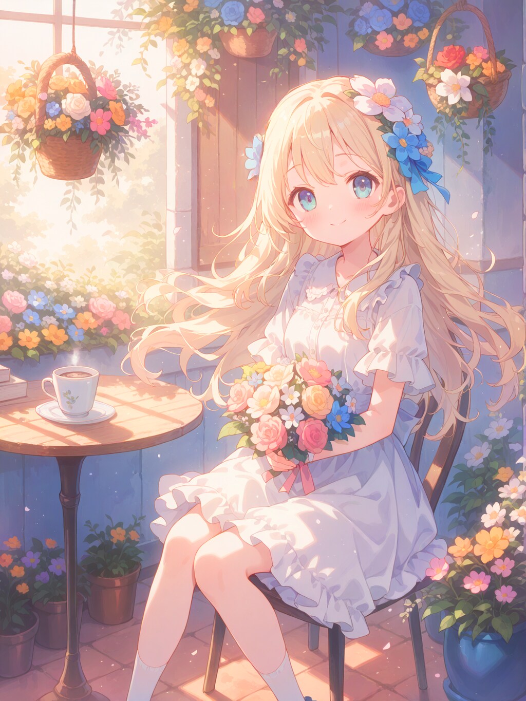 癒やしのフラワーカフェ