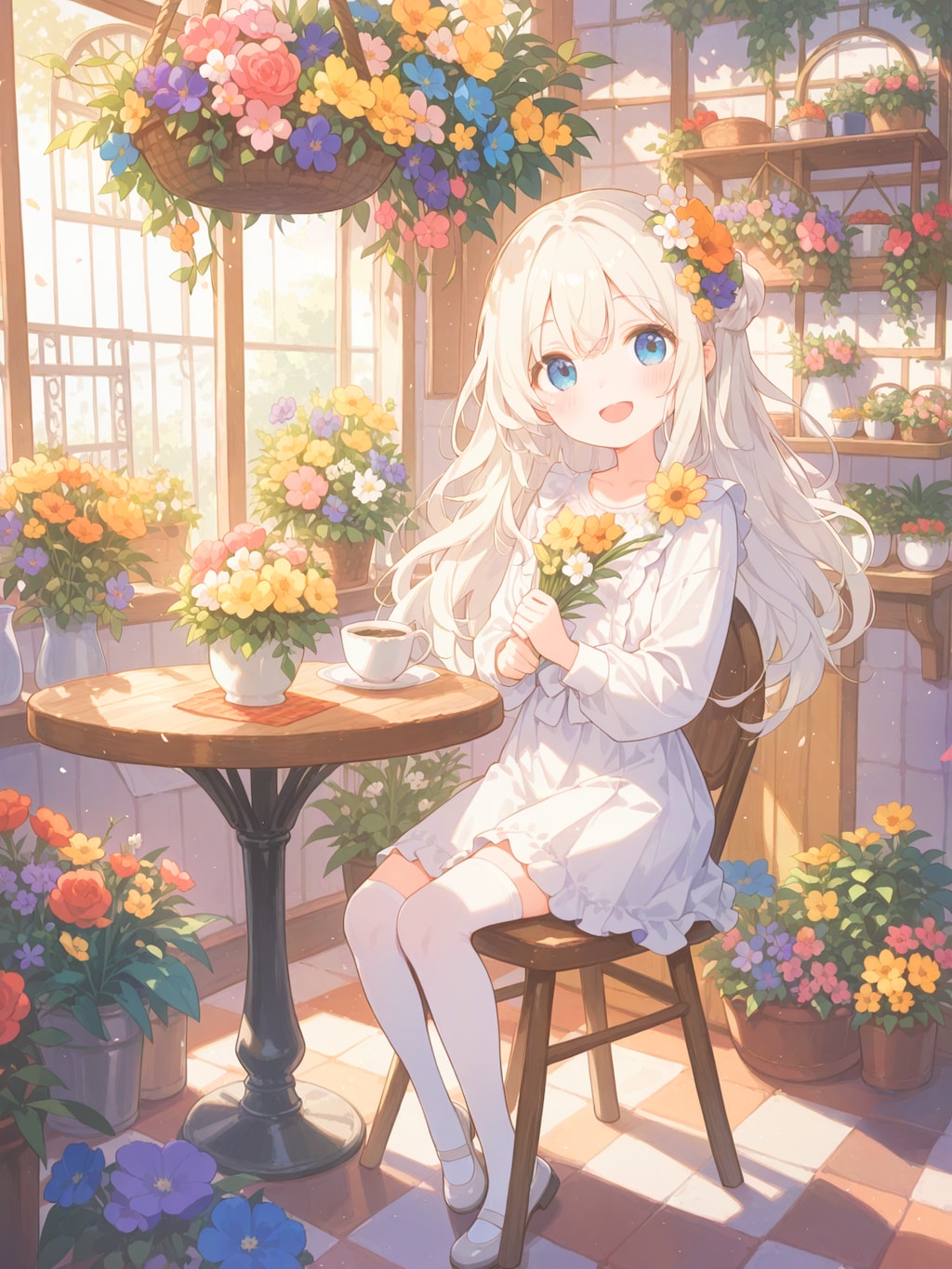 癒やしのフラワーカフェ