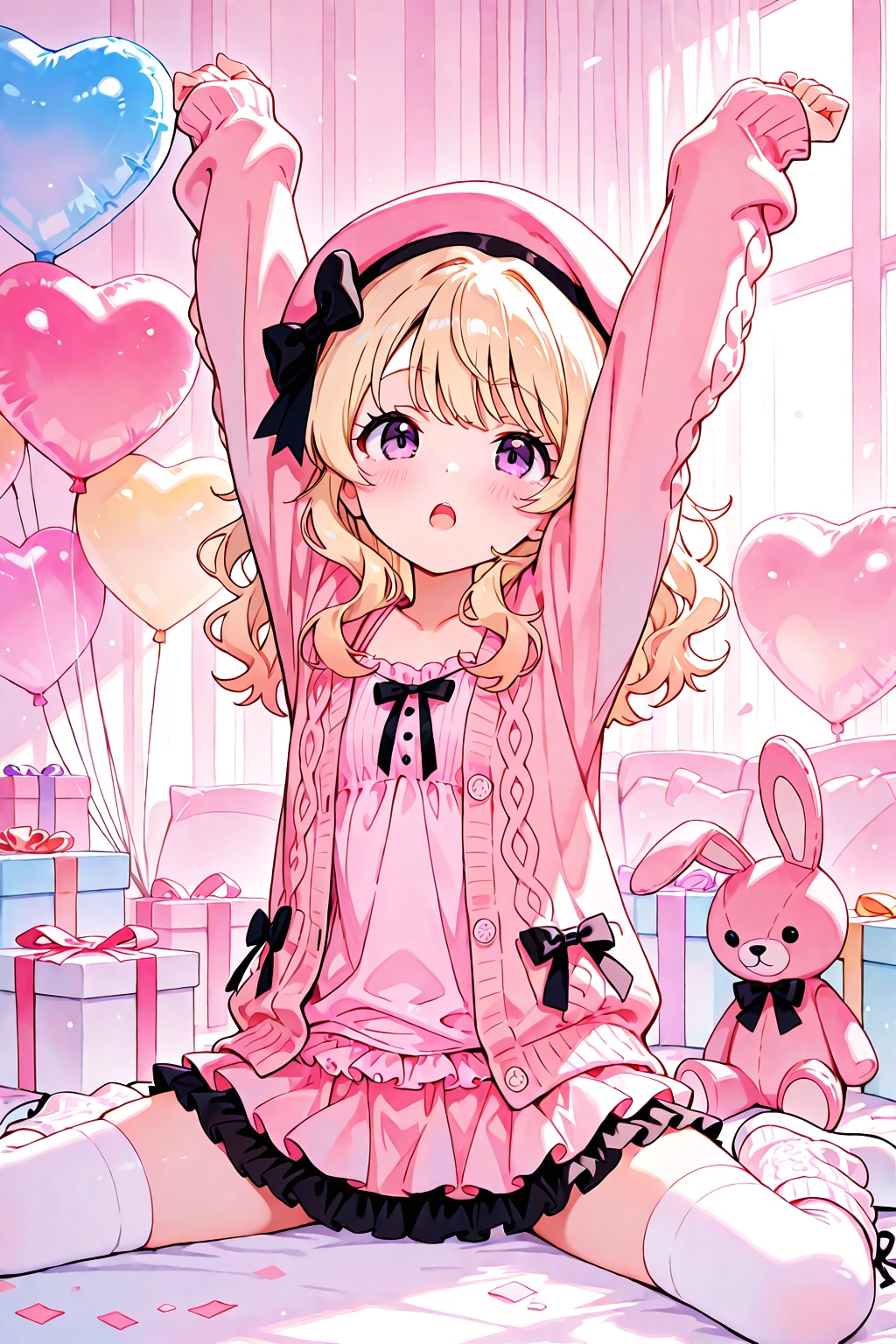 ふわふわピンクの包囲網