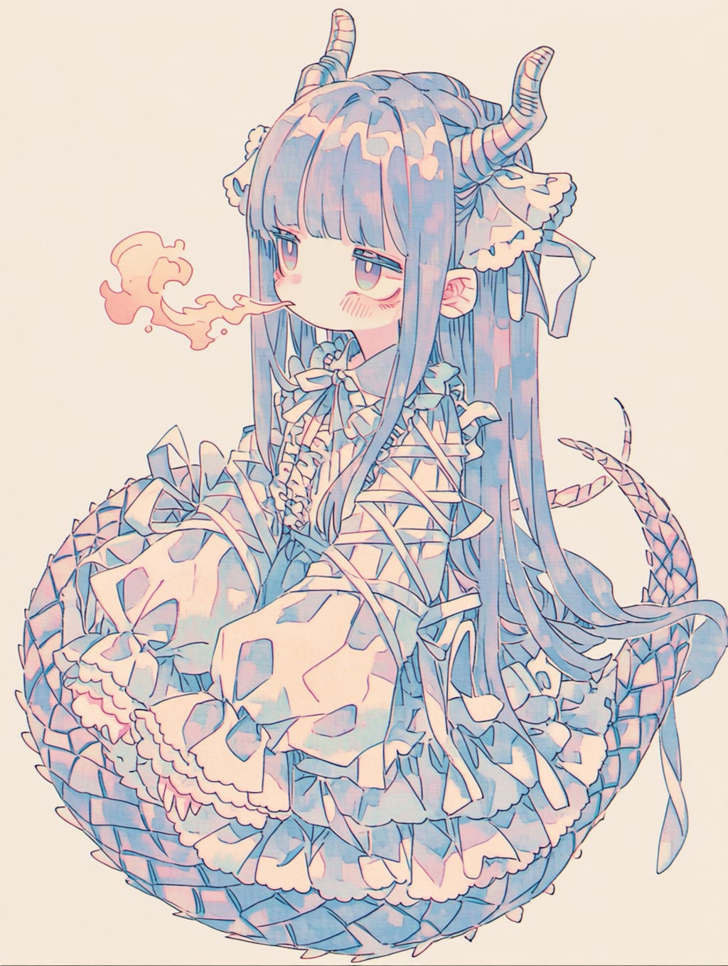 息を吐くように炎を吐いちゃう