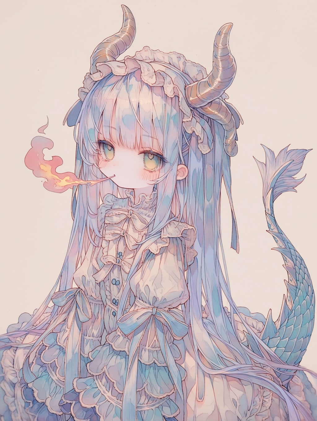 息を吐くように炎を吐いちゃう