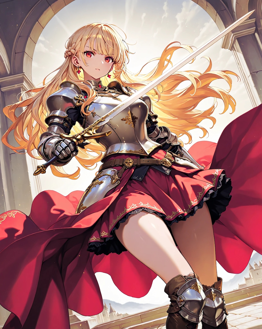 姫騎士、出陣