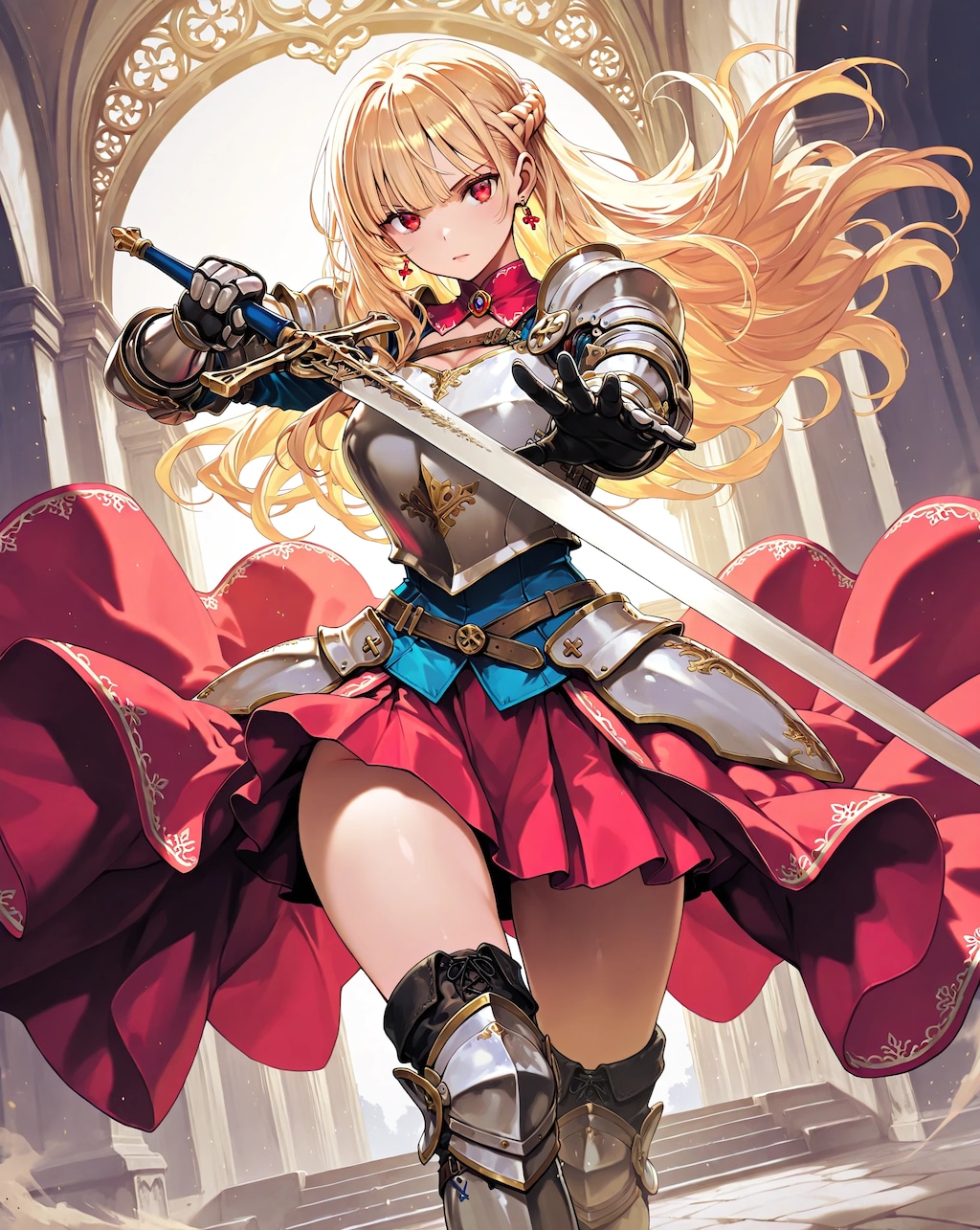 姫騎士、出陣