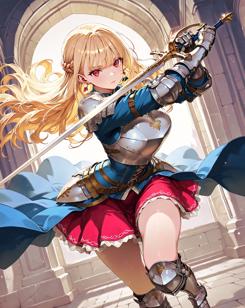 姫騎士、出陣
