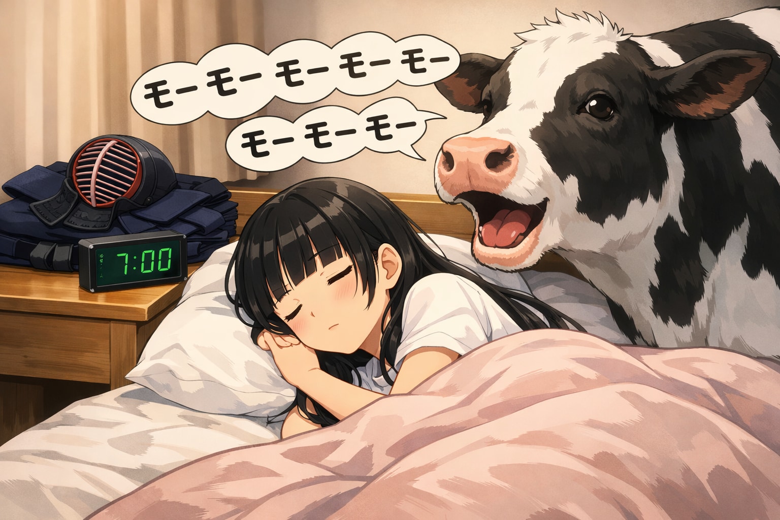 応援モーニングコール２３ | の人気AIイラスト・グラビア