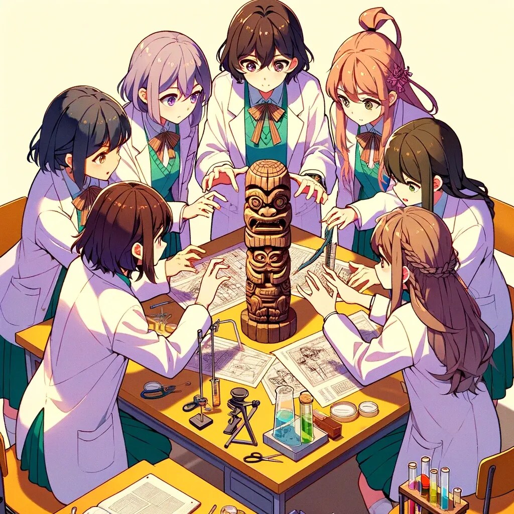 そうそう、触れ、触れ！by totem pole
