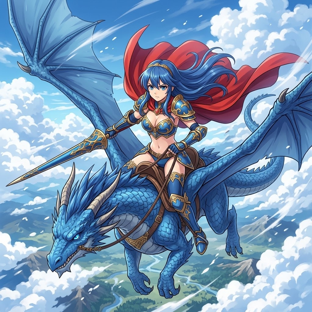 ドラゴンライダーの女の子 | の人気AIイラスト・グラビア