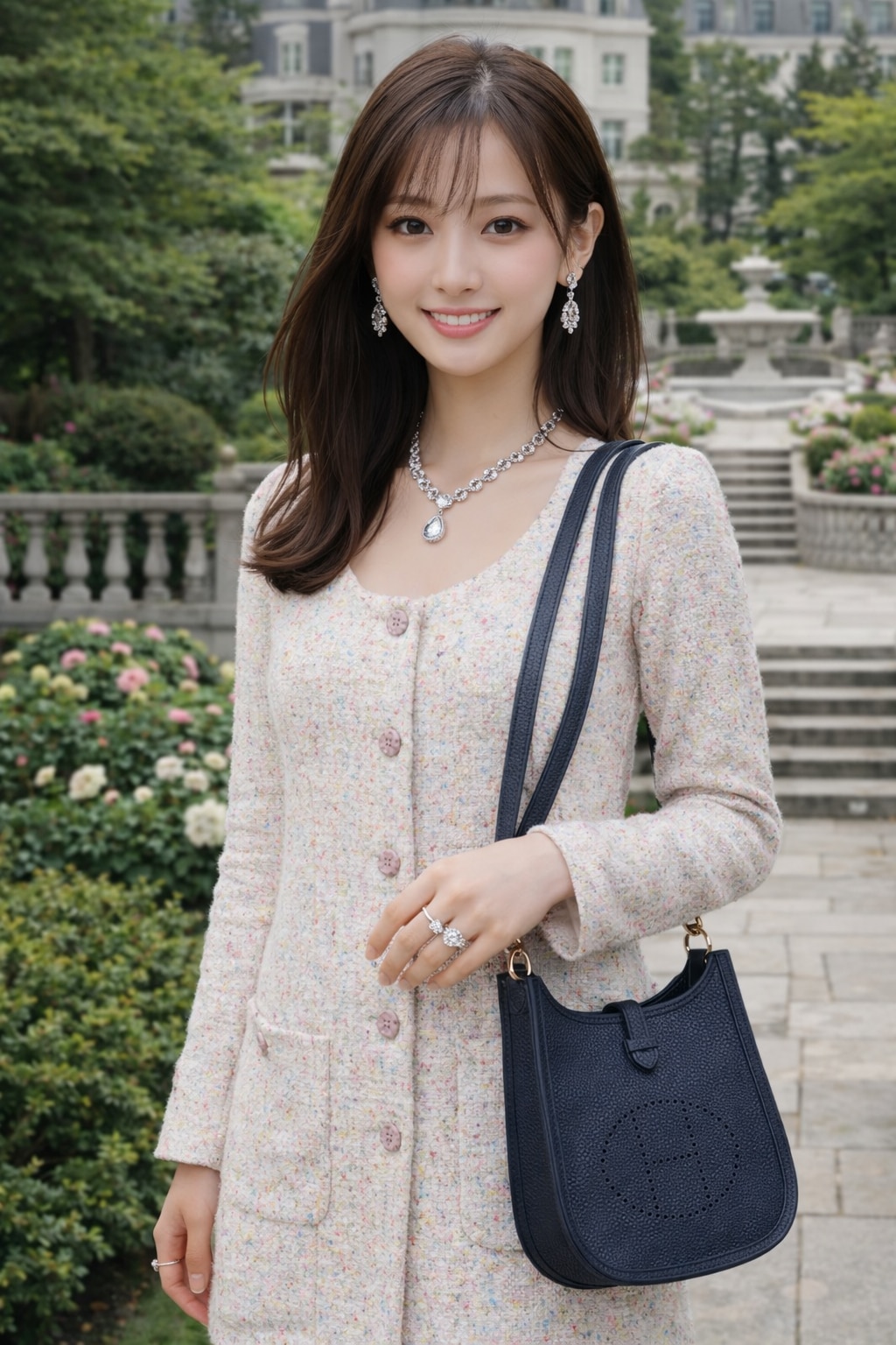 ロングヘアのお嬢様