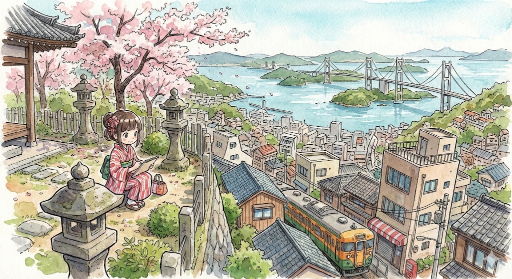 海の見える街68 | の人気AIイラスト・グラビア