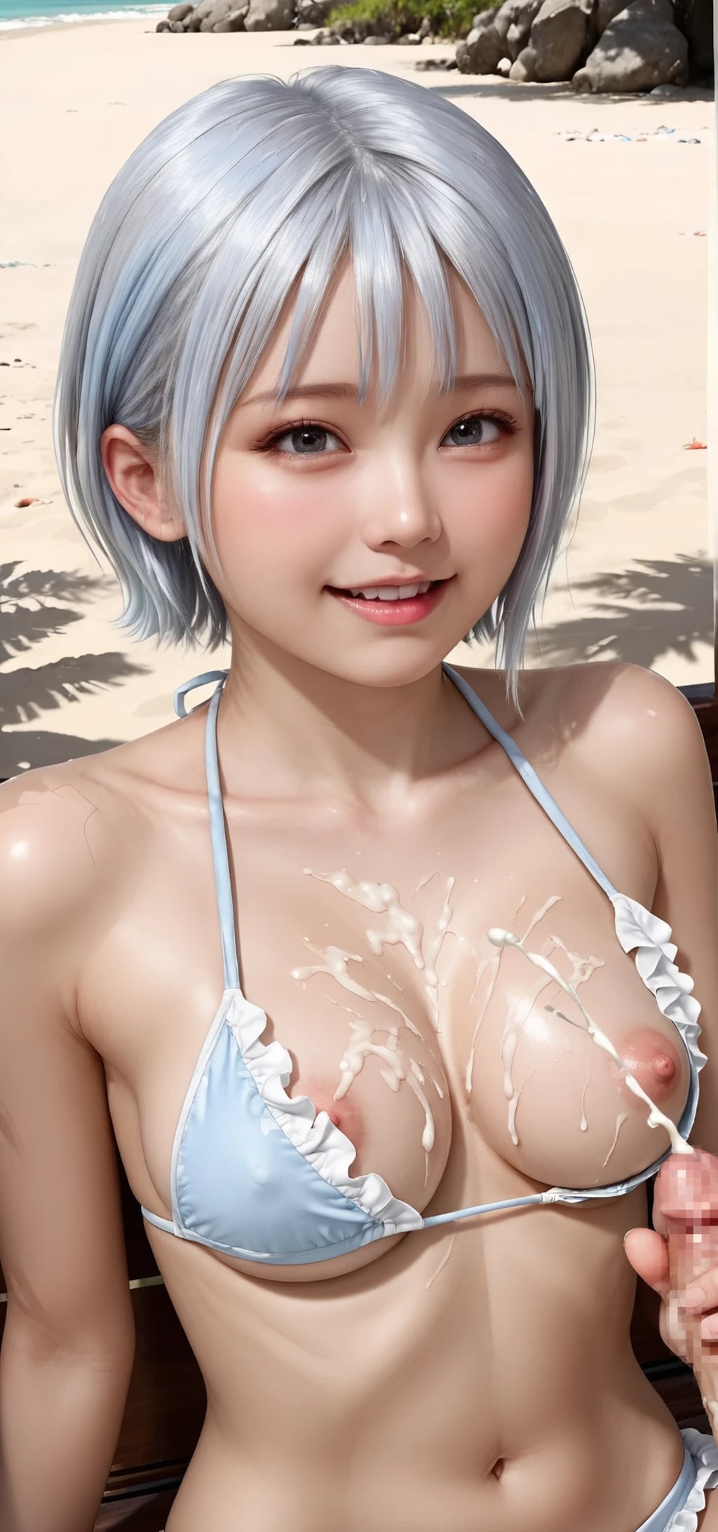 手こきビーチ