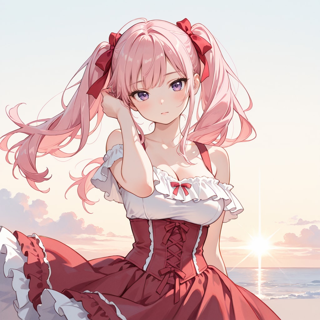 黄昏、ひなちゃん