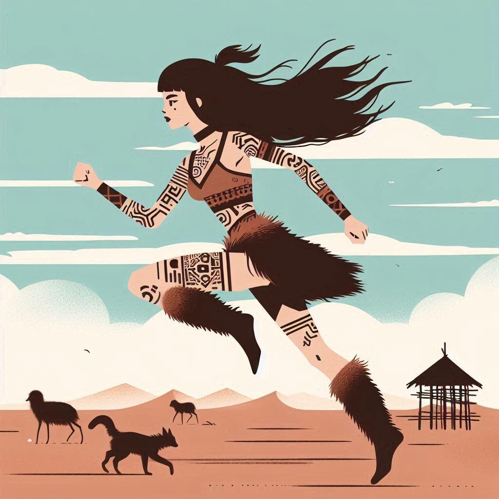 走れ！ 原始少女