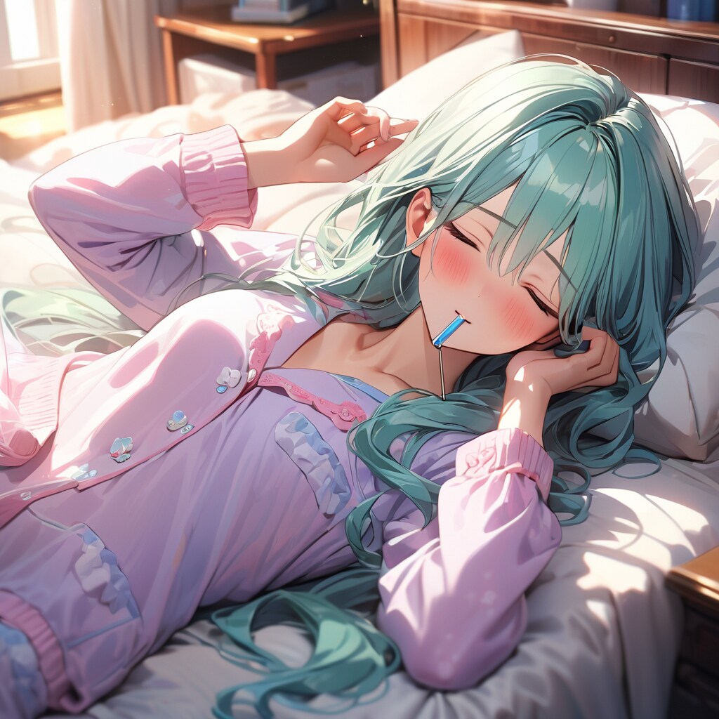 インフル....つらい....