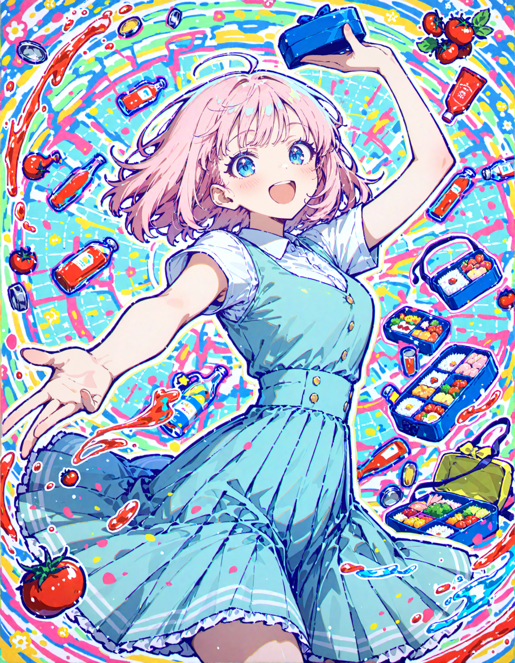 今日はお弁当始めの日。ステンレスボトルの日。シートの日。よいトマトの日　その５