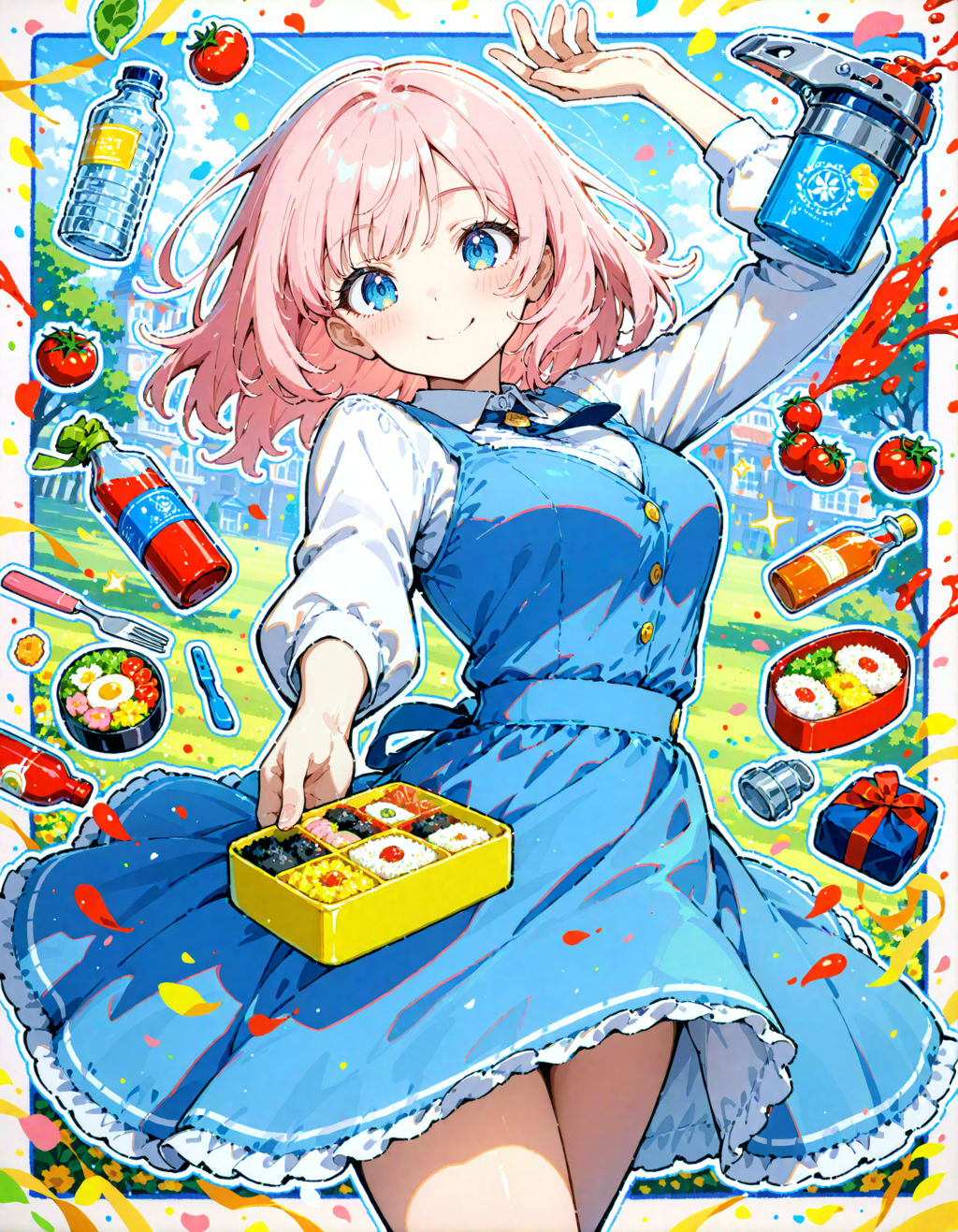 今日はお弁当始めの日。ステンレスボトルの日。シートの日。よいトマトの日　その５