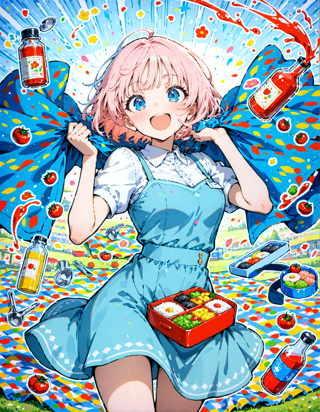 今日はお弁当始めの日。ステンレスボトルの日。シートの日。よいトマトの日　その５