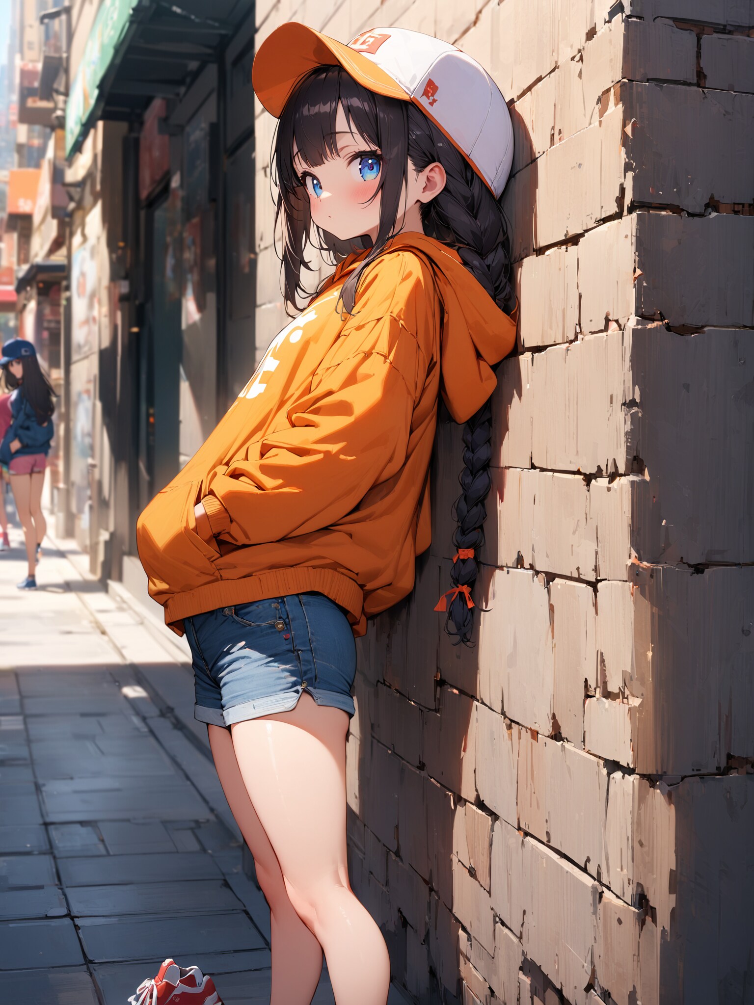何でこっち見てるの？　おにーさん