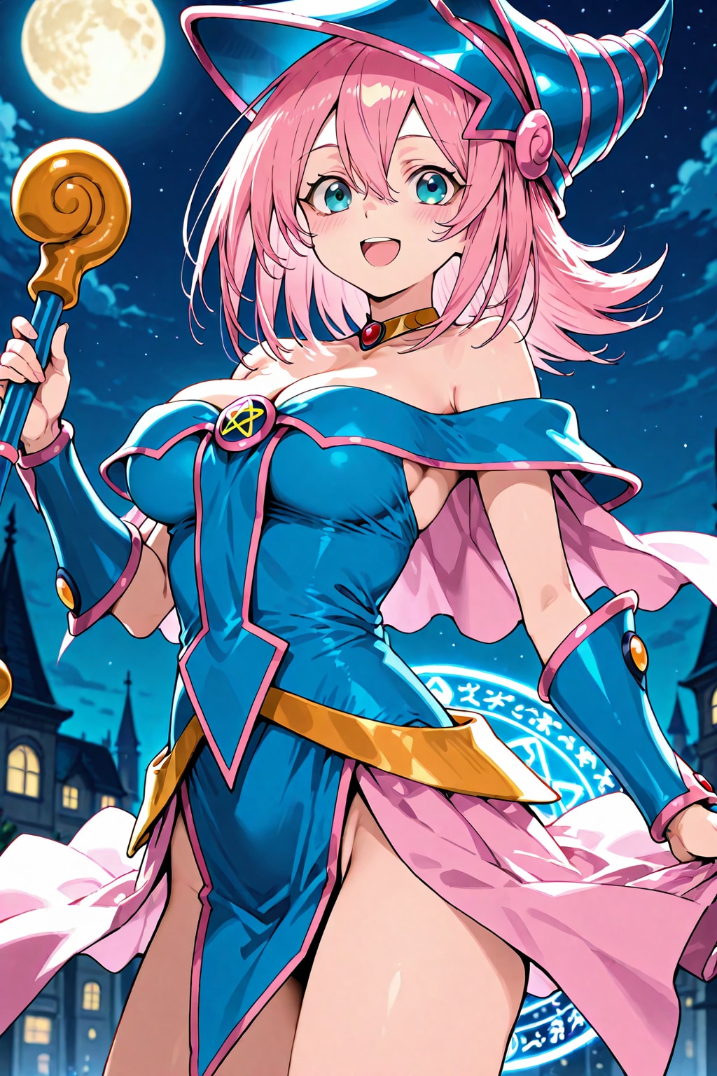 DAISYでブラックマジシャンガールを召喚！ | の人気AIイラスト・グラビア