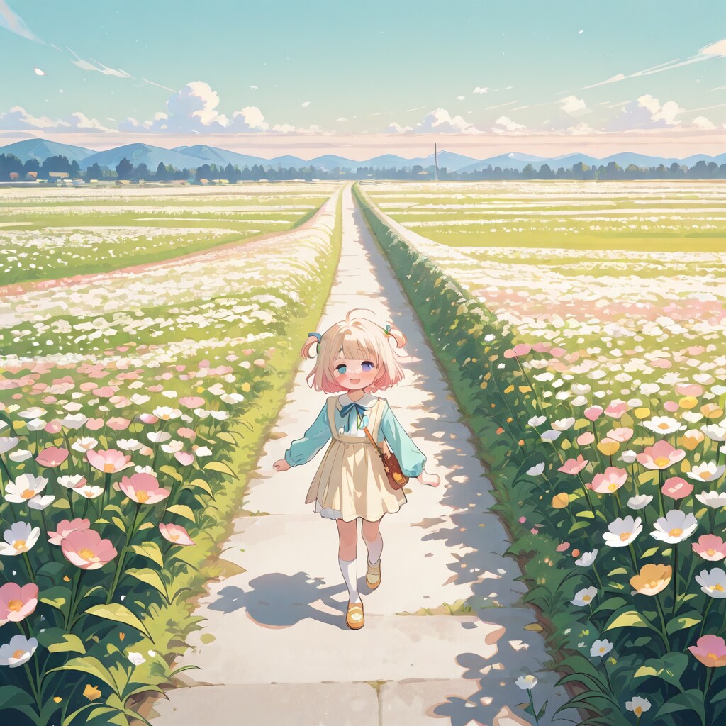 花畑 | の人気AIイラスト・グラビア