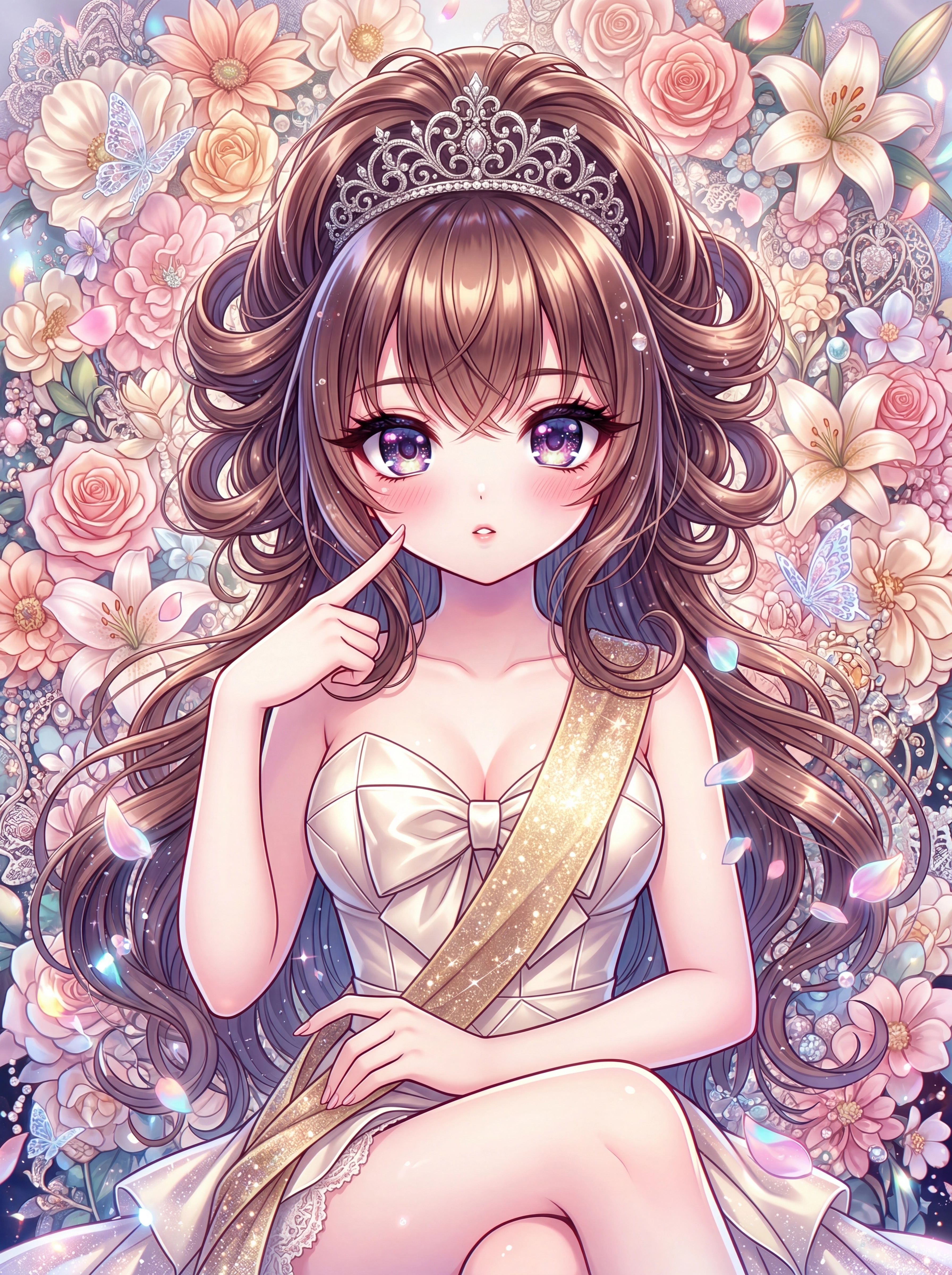 花冠舞踏会の誕生祝 | の人気AIイラスト・グラビア