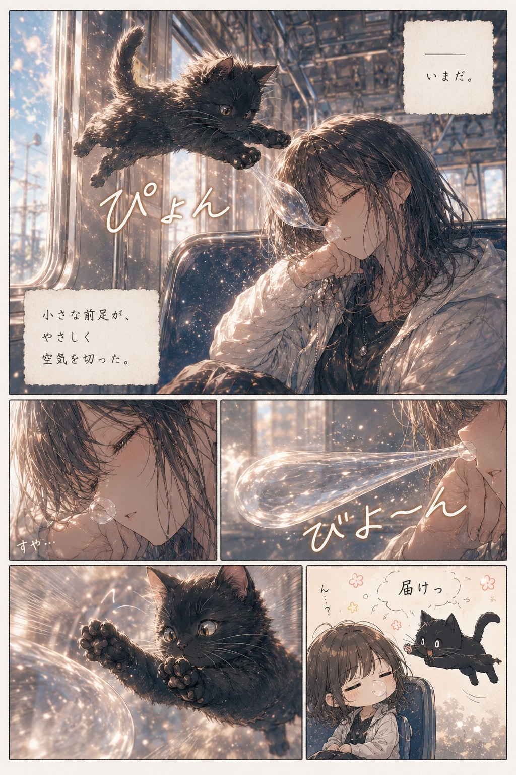 【漫画】狙え、鼻提灯