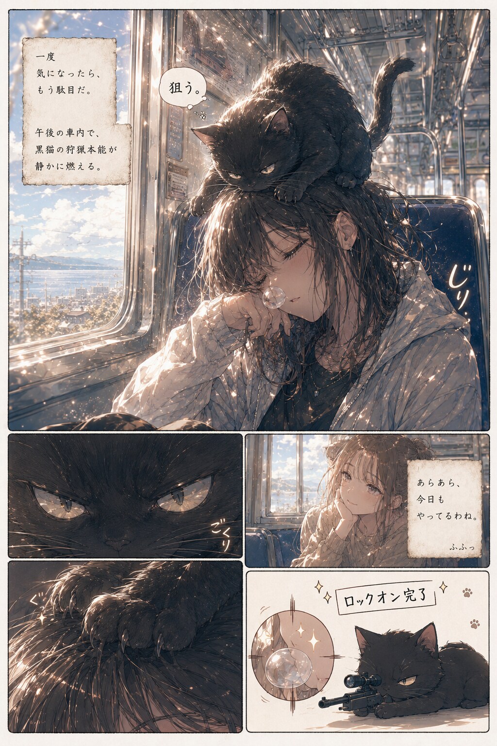 【漫画】狙え、鼻提灯