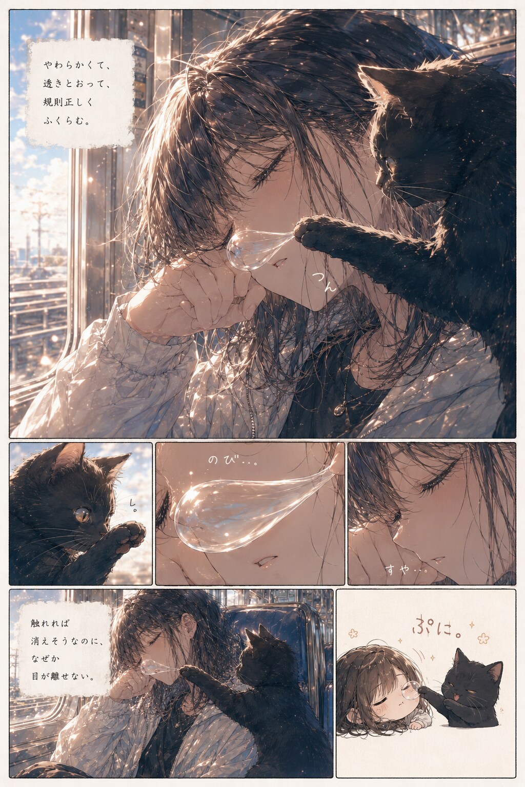【漫画】狙え、鼻提灯