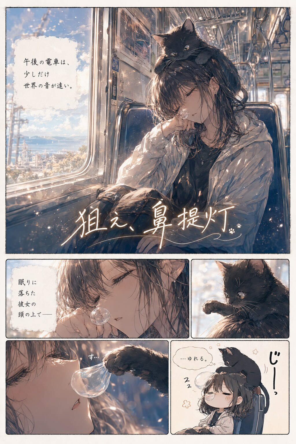 【漫画】狙え、鼻提灯