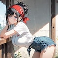 新キャラクター 織田 紫乃。草案 3枚目