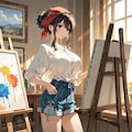 新キャラクター 織田 紫乃。草案 4枚目