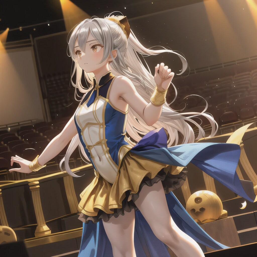 銀髪ロングで演劇の少女８