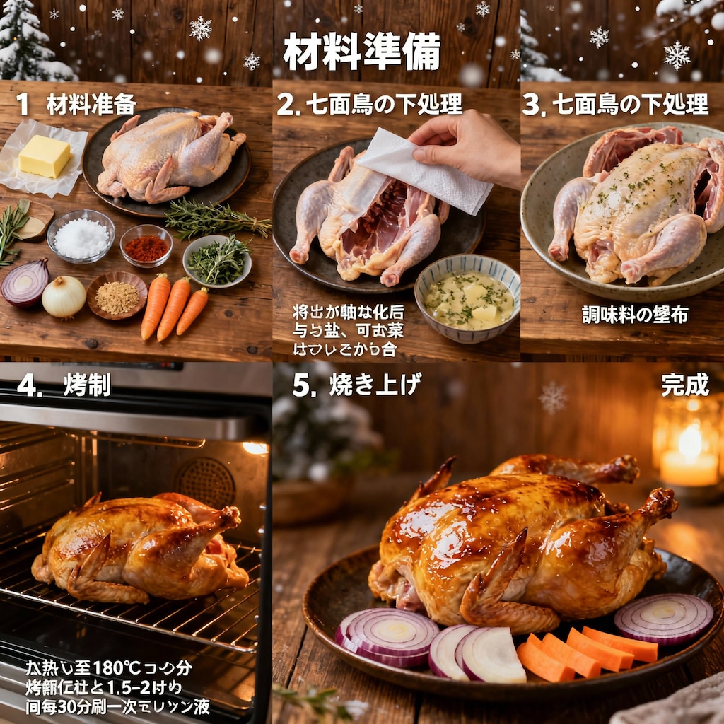 美味しい七面鳥の丸焼きの作り方