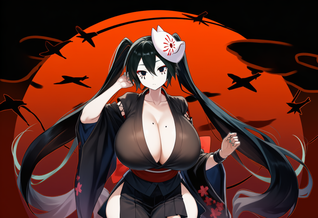 ボカロ　結ンデ開イテ羅刹ト骸　初音ミク（爆乳版）