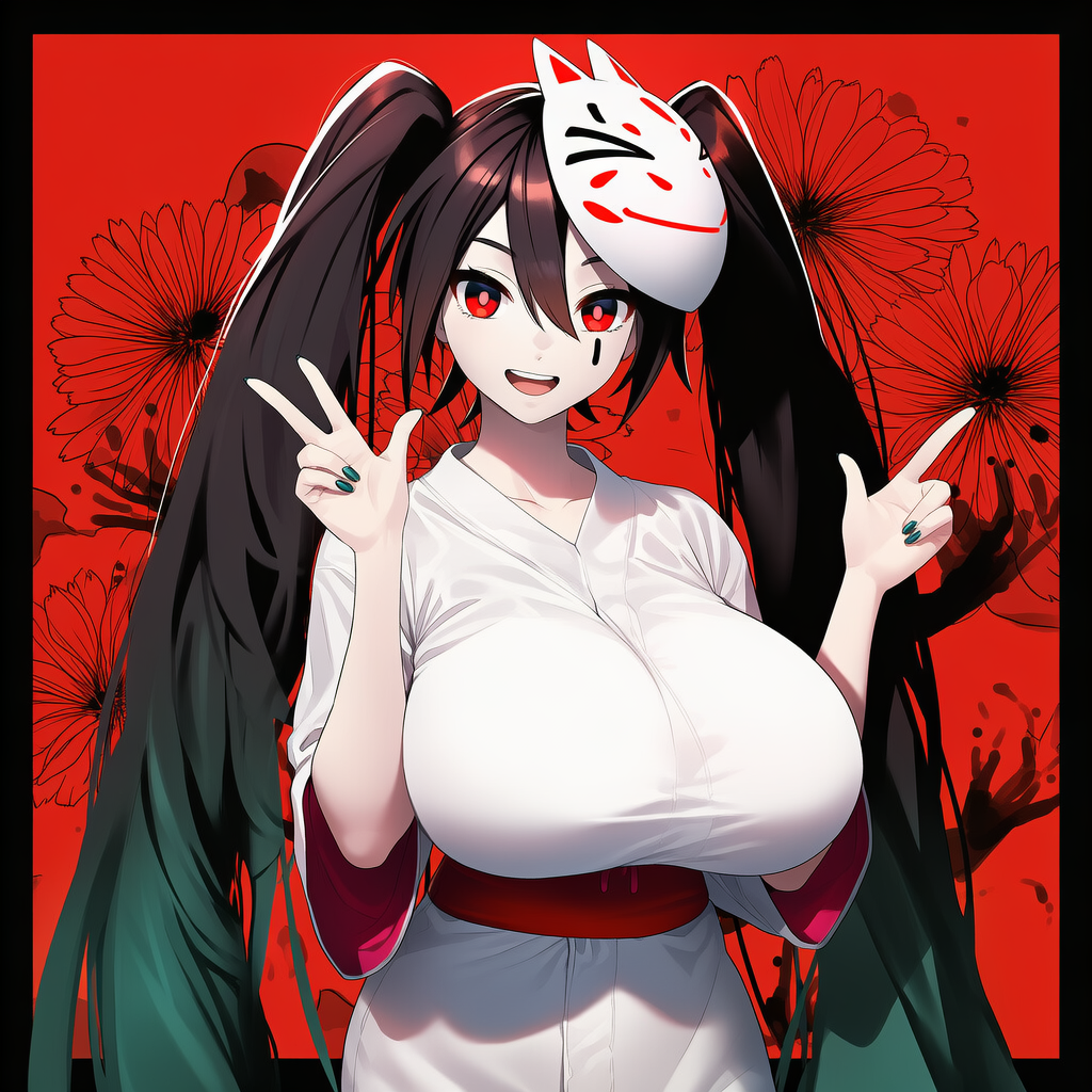 ボカロ　結ンデ開イテ羅刹ト骸　初音ミク（爆乳版）