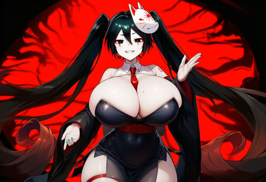 ボカロ　結ンデ開イテ羅刹ト骸　初音ミク（爆乳版）