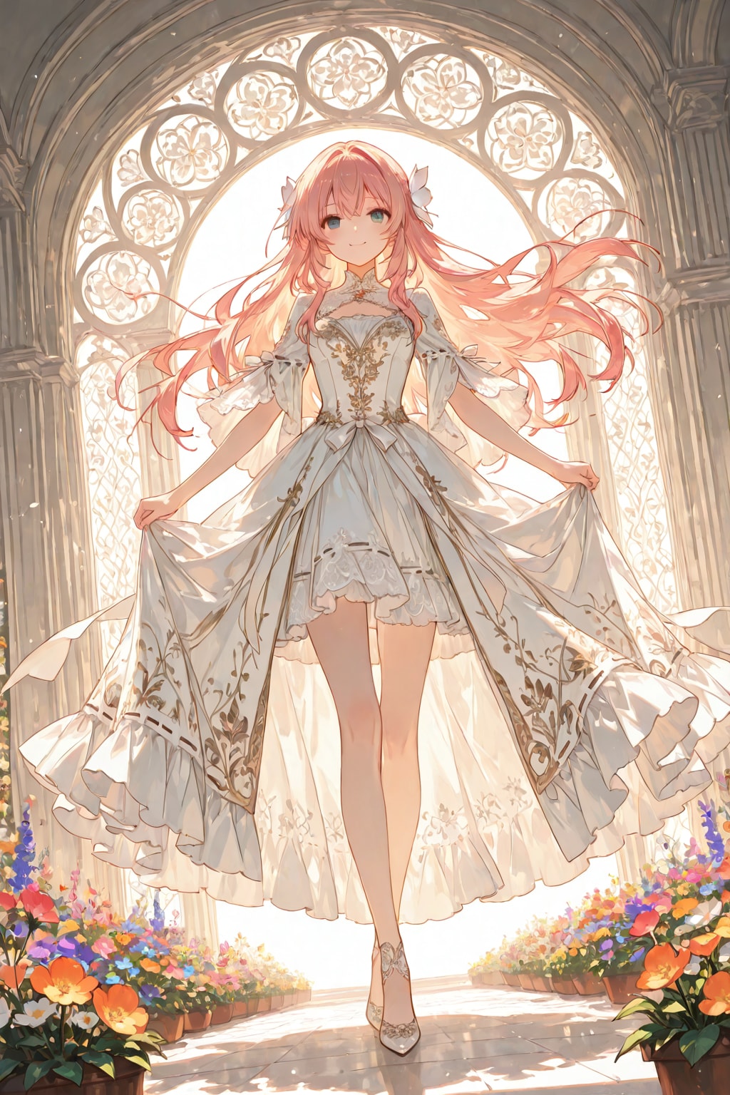 庭園の令嬢 | の人気AIイラスト・グラビア