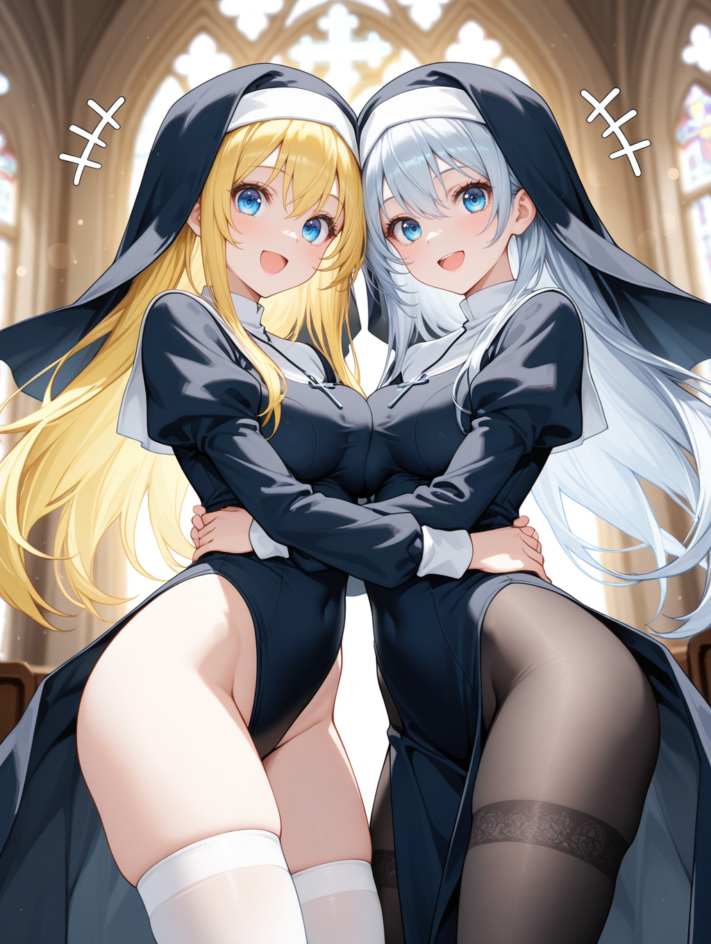 修道服xレオタードx百合
