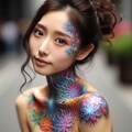 フラクタルアート ボディペイント 2枚目