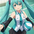 初音ミクとバレーボール　　リメイク版 3枚目