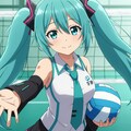 初音ミクとバレーボール　　リメイク版 2枚目